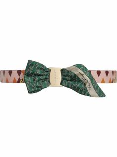 Salvatore Ferragamo ремень Upcycling Vara Bow