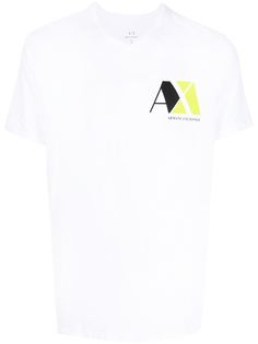 Armani Exchange футболка с графичным принтом