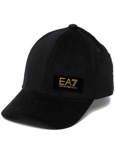 Ea7 Emporio Armani logo-patch baseball cap