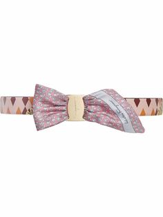 Salvatore Ferragamo ремень Upcycling Vara Bow