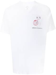 Armani Exchange футболка с логотипом
