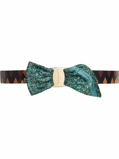 Salvatore Ferragamo ремень Upcycling Vara Bow