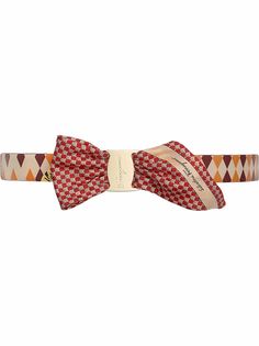 Salvatore Ferragamo ремень Upcycling Vara Bow
