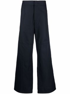Raf Simons knee-patch wide-leg trousers