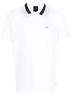 Armani Exchange рубашка поло с логотипом