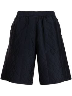 White Mountaineering жаккардовые шорты-бермуды Parquest