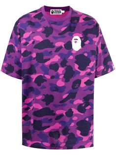 A BATHING APE® футболка с камуфляжным принтом