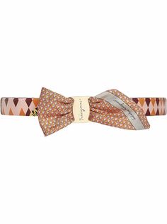 Salvatore Ferragamo ремень Upcycling Vara Bow