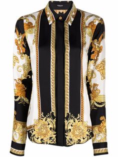 Versace рубашка с принтом Medusa Renaissance