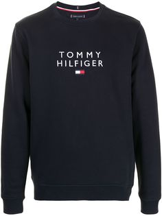 Tommy Hilfiger толстовка с логотипом и круглым вырезом