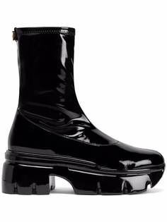 Giuseppe Zanotti ботинки Apocalypse Gloss на массивной подошве