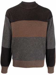 Z Zegna джемпер в стиле колор-блок из смесовой шерсти