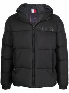 Tommy Hilfiger пуховик с логотипом