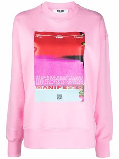 MSGM толстовка с фотопринтом