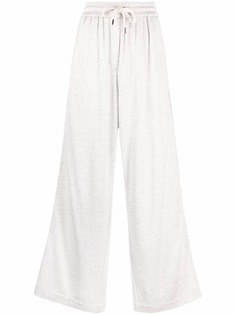 Brunello Cucinelli брюки широкого кроя с кулиской
