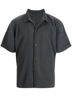 Homme Plissé Issey Miyake рубашка в рубчик