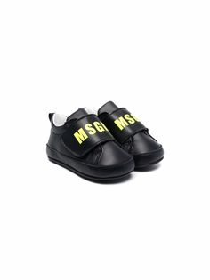 MSGM Kids пинетки на липучках с логотипом