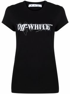 Off-White футболка с логотипом