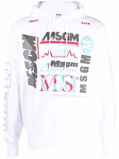 MSGM худи с графичным принтом
