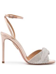 Aquazzura босоножки Crystal Twist 105