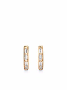 Dana Rebecca Designs серьги-хагги Sadie Pearl из желтого золота с бриллиантами