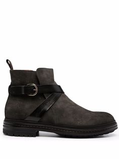 Santoni ботинки с пряжкой