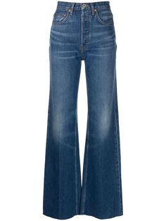 RE/DONE широкие джинсы 70s Ultra с завышенной талией