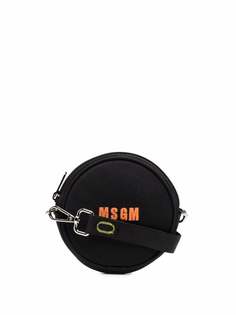 MSGM круглая сумка на плечо с логотипом