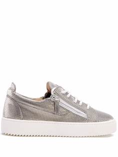 Giuseppe Zanotti кеды Gail с эффектом металлик