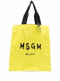 MSGM большая сумка-тоут с логотипом