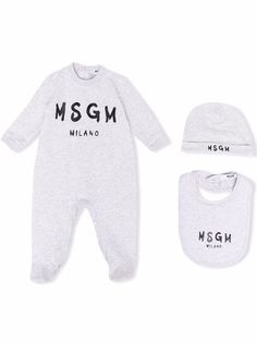 MSGM Kids комплект для новорожденного с логотипом