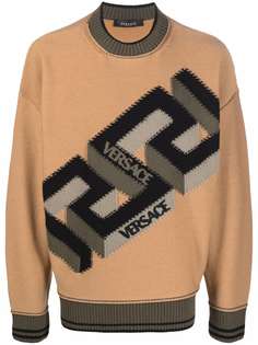 Versace джемпер с логотипом