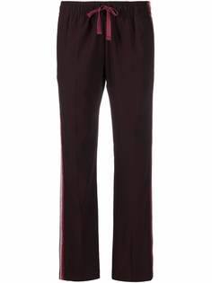 Zadig&Voltaire креповые брюки с контрастными полосками