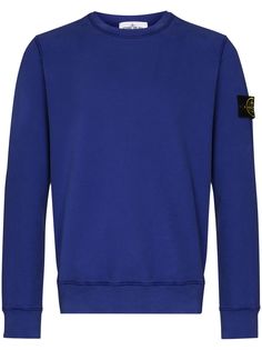 Stone Island толстовка с нашивкой-логотипом