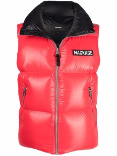 Mackage дутый жилет с нашивкой-логотипом