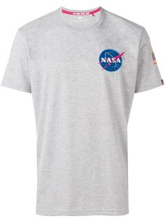 Alpha Industries футболка с нашивкой NASA