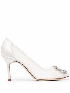 Manolo Blahnik туфли-лодочки Hangisi с кристаллами