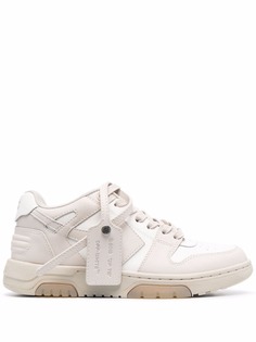 Off-White кроссовки с нашивкой-логотипом