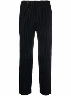 Homme Plissé Issey Miyake плиссированные брюки прямого кроя