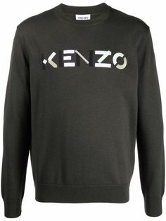 Kenzo джемпер с логотипом