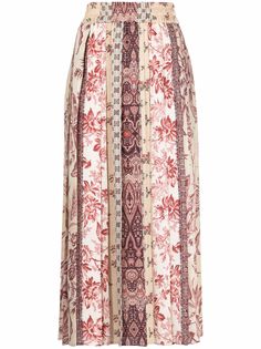 Pierre-Louis Mascia юбка миди с цветочным принтом