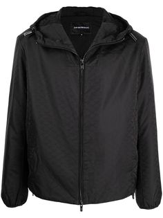 Emporio Armani куртка на молнии с капюшоном