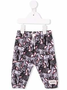 Kenzo Kids брюки с принтом