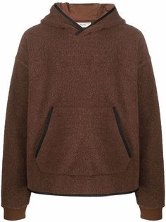 Z Zegna плюшевое худи с длинными рукавами