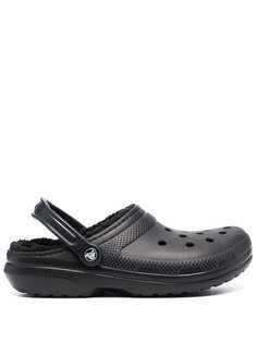Crocs кроксы Classic c искусственным мехом
