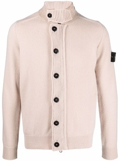 Stone Island джемпер из смесовой шерсти с нашивкой-логотипом