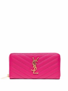 Saint Laurent кошелек Monogram с круговой молнией