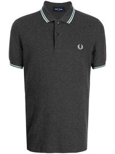 FRED PERRY рубашка поло с вышитым логотипом