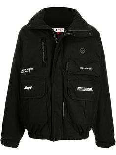AAPE BY *A BATHING APE® пуховик оверсайз