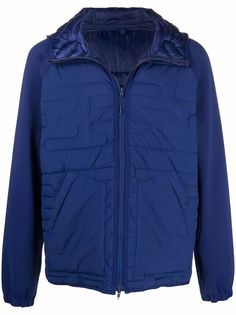Y-3 hooded padded jacket